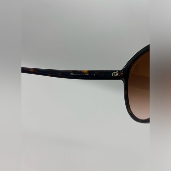 Tom Ford Tf 957-D Havana/Brown Grad Square 52F Sunglasses 58-20-145 main image 11